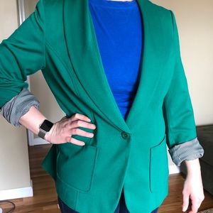 Kelly green blazer
